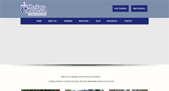 Desktop Screenshot of heritagelutheran.org